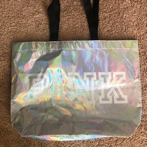 FREE W/ ANY BUNDLE Holographic PINK Tote ✨